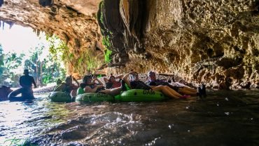 Belize Cave Tubing