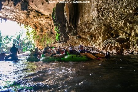 Belize Cave Tubing