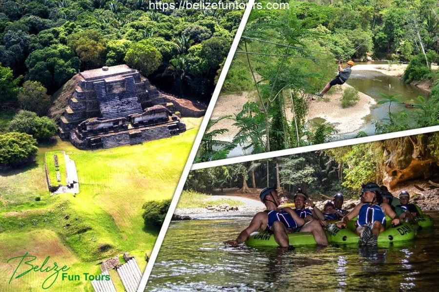 Belize Cave Tubing Zipline and Altun Ha