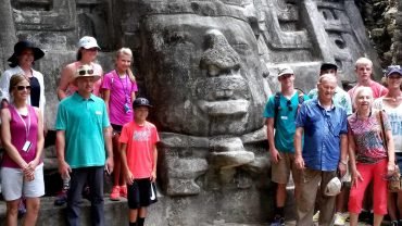 “Exploring the Crocodile City: A Journey to the Ancient Maya Ruins of Lamanai”