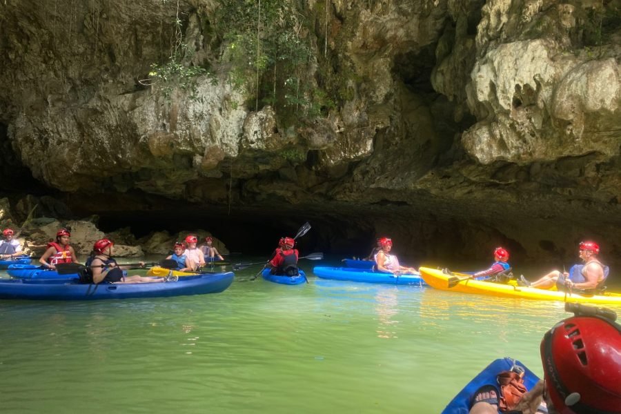 Belize Cave Kayaking